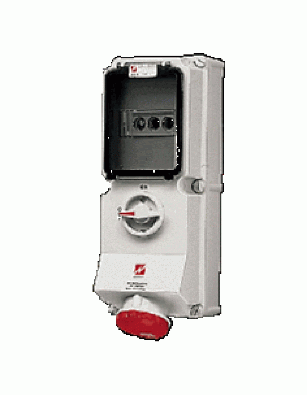 63A5п6ч400B Розетка DUO IP44 Mennekes