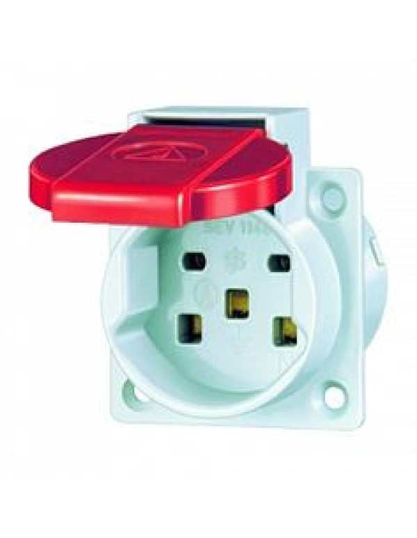 16A5P230/400V панельная розетка, Швейцарский стандарт Mennekes