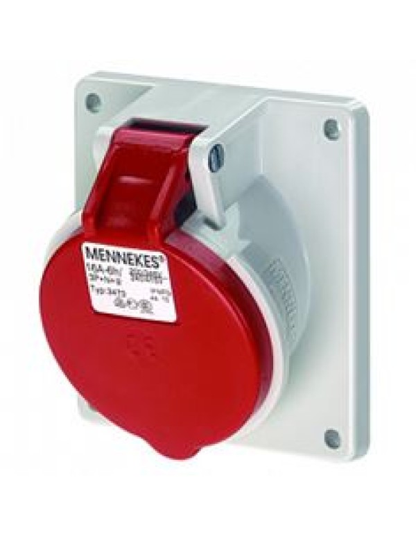 16A5п400B Пан. Розетка TwinCONTACT IP44 Mennekes