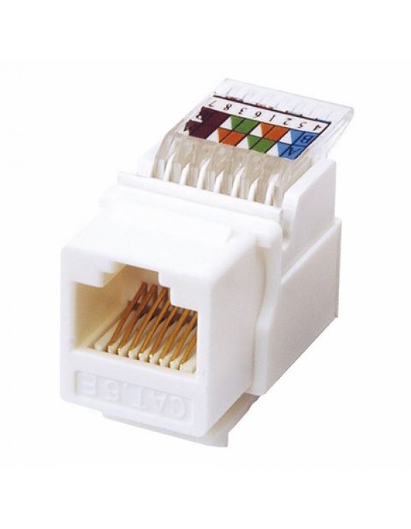 Гнездо вставка RJ-45 cat.5e (Keystone Jack) тип-1