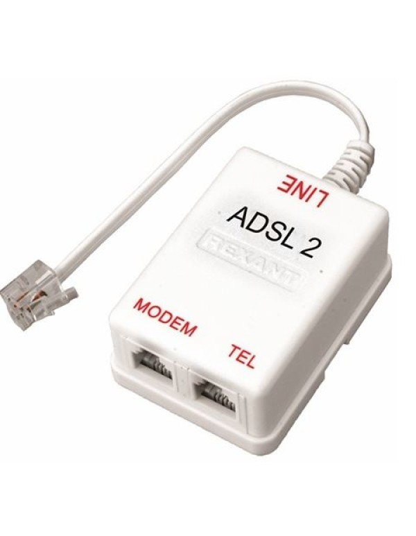 Сплиттер ADSL 2 с проводом