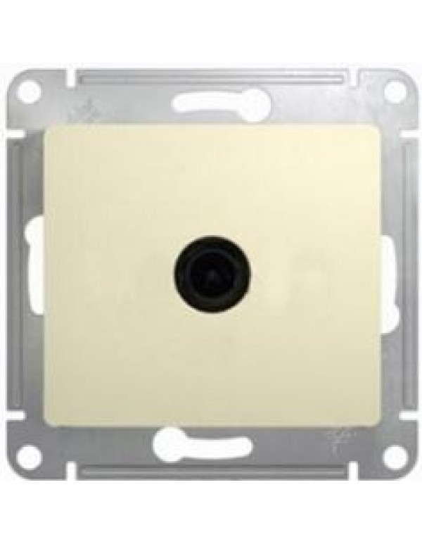 GLOSSA TV РОЗЕТКА оконечная 1DB, механизм, МОЛОЧНЫЙ
