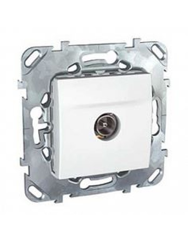 Одиночная розетка SE Unica 1 выход механизм с накладкой (MGU5.462.18ZD)