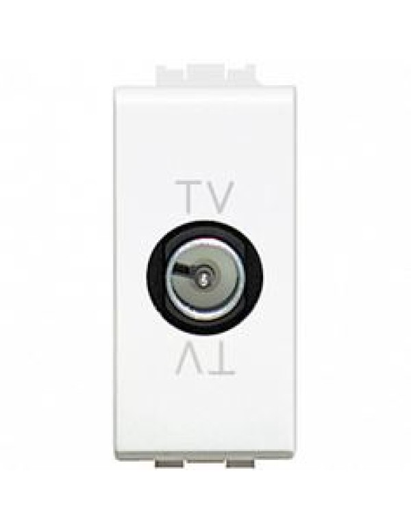 Оконечная розетка BT (Legrand) LivingLight 1 выход механизм с накладкой (N4202D)