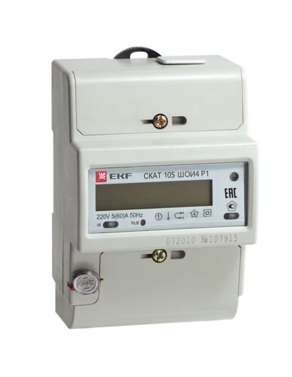 Счетчик электрической энергии СКАТ 105Э/1-5(60) ШОИ4 Р (многотарифный) EKF PROxima | 10502 | EKF