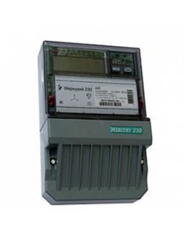 Счетчик электроэнергии трехфазный однотарифный Меркурий-230AR-01 CL 5-60А PLC Инкотекс