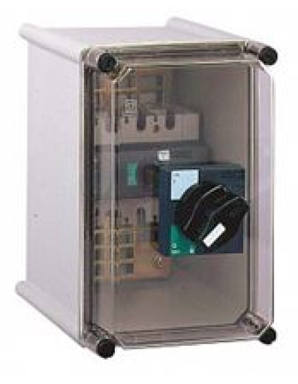 Шкаф герметичный IP55/ INS250 с черной поворотной рукояткой 31204 SE