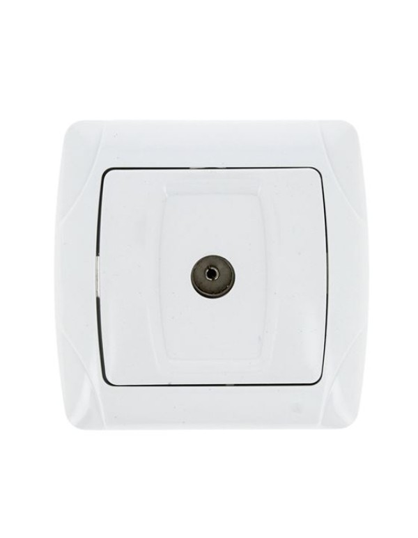 Розетка TV 1-мест. 75Ом 5-862МГц бел. Мадрид EKF PROxima | EIA00-027-10 | EKF