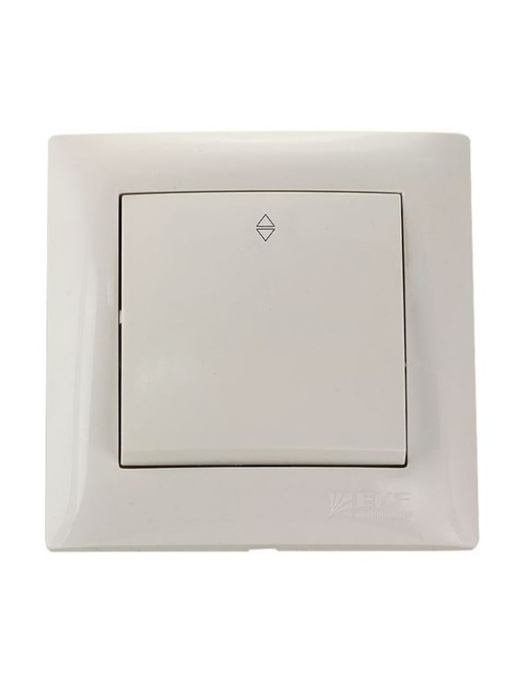 Милан Механизм выключателя проходного 1-клавишный 10А белый без рамки EKF | EMV10-025-10 | EKF