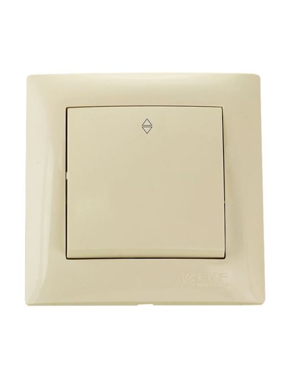 Милан Механизм выключателя проходного 1-клавишный 10А бежевый без рамки EKF | EMV10-025-20 | EKF