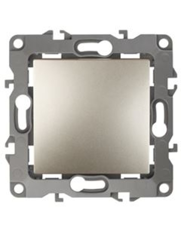 Переключатель 12-1103-04 10АХ-250В, шампань (10/100/3200) |Б0014642 | ЭРА