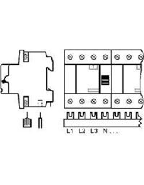 Шина ABB 3-фазная штырьевая (GHV0360874R0039)