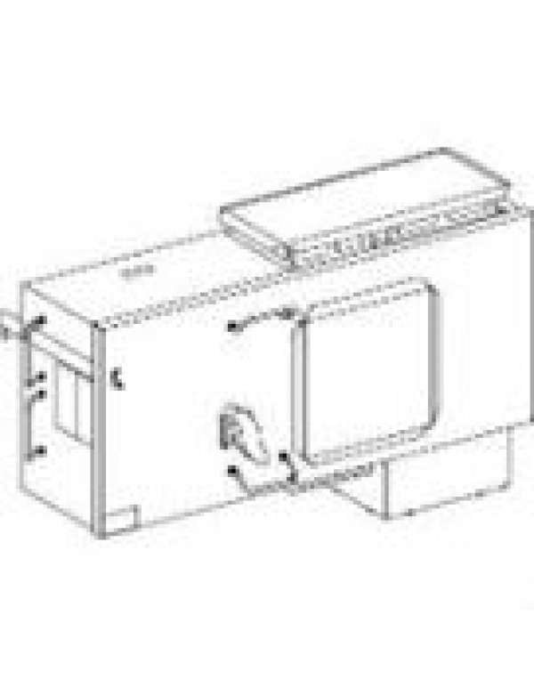 Canalis KTA Болтовой отв. блок с выкл-разъед 3L+N+PE(R) 630А (KTB0630HF4)