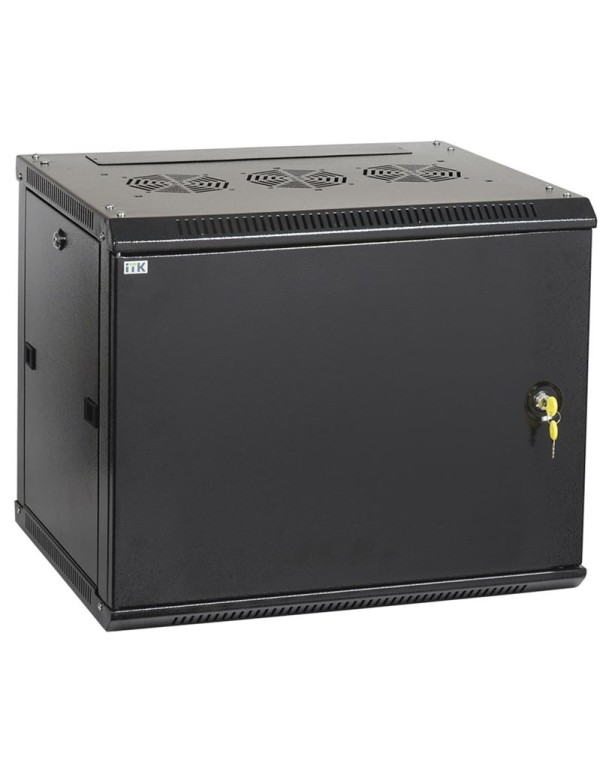 Шкаф LINEA W 6U 600x450 мм дверь металл, RAL9005 | LWR5-06U64-MF | ITK