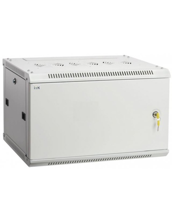 Шкаф LINEA W 9U 600x600 мм дверь металл, RAL7035 | LWR3-09U66-MF | ITK