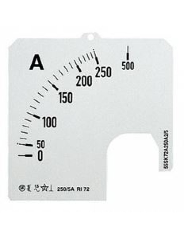 Шкала для амперметра SCL-A2-150/72