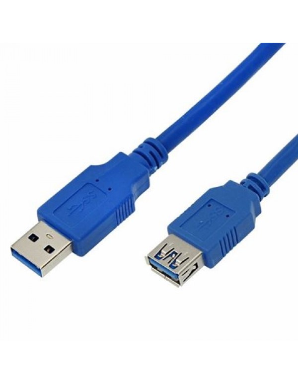 шнур штекер USB A 3.0- гнездо USB A 3.0 1,5м