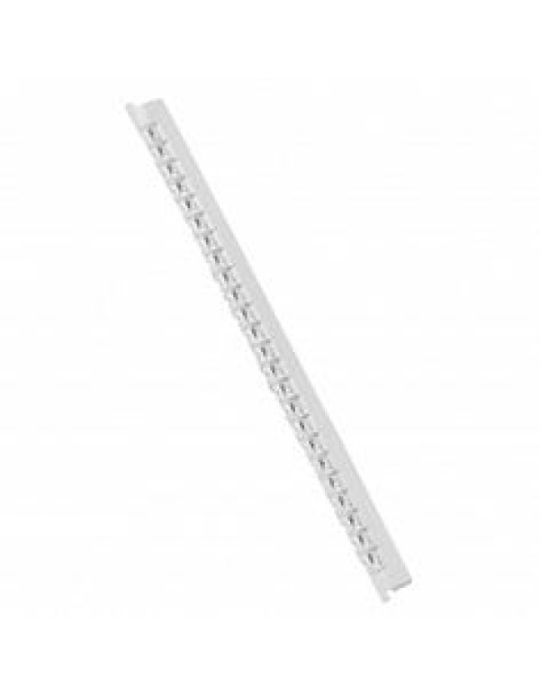 Кабельная маркировка Legrand в виде групповой полоски буквы 3.8x2.3 с полем для надписи (037831)