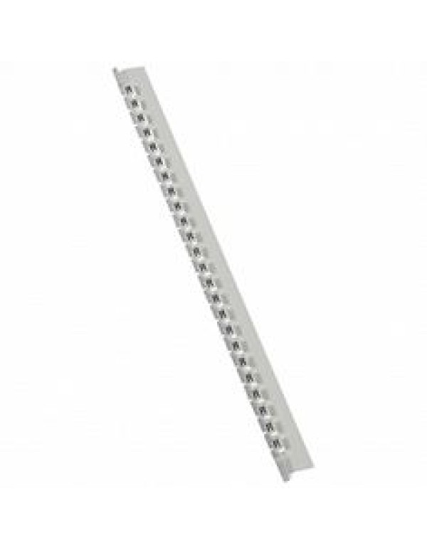 Кабельная маркировка Legrand в виде групповой полоски буквы 3.8x2.3 с полем для надписи (037843)