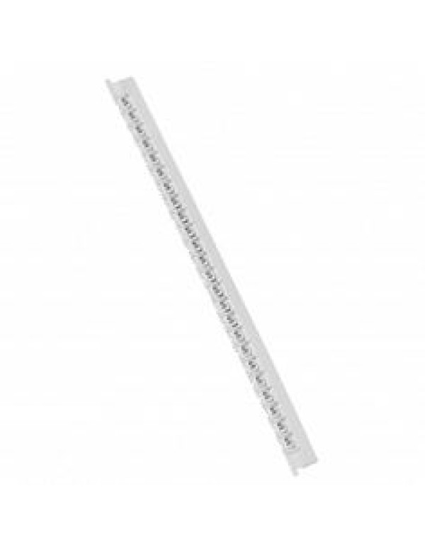 Кабельная маркировка Legrand в виде групповой полоски буквы 3.8x2.3 с полем для надписи (037844)