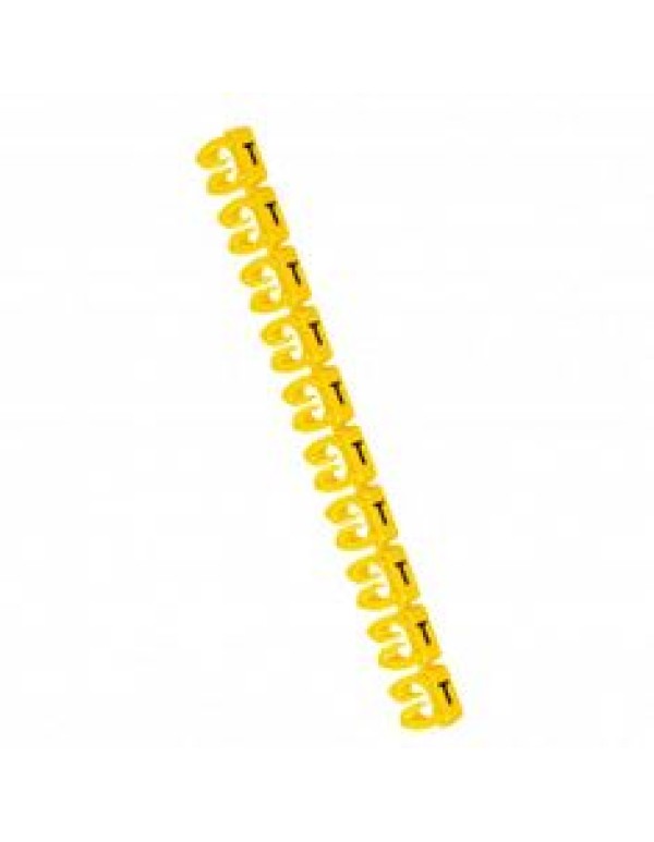 Кабельная маркировка Legrand в виде групповой полоски буквы 8x3 с полем для надписи (038379)