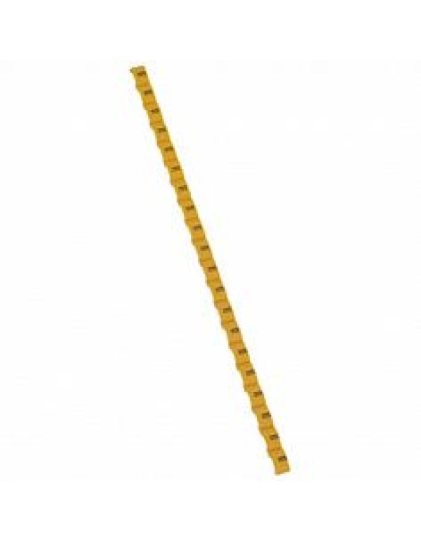 Кабельная маркировка Legrand в виде групповой полоски символы 8.4x5 с полем для надписи (038445)