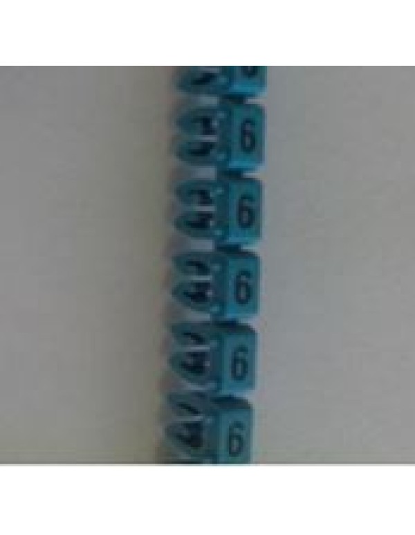 Маркировка кабеля KE2 (1,5...2,5 мм.кв.) ''6'' 500шт в уп.