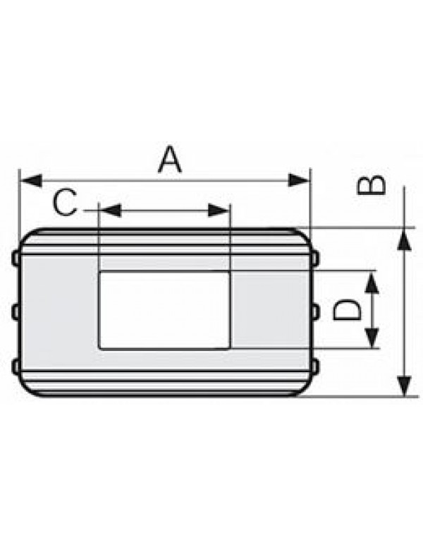 Накладка на TA-GN  CSA-3N 100 W0 (под розетку п/р 83,5мм) ДКС