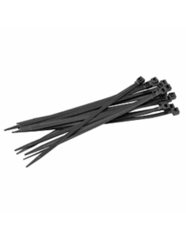 Стяжка кабельная (хомут)  100х2,5 (уп./100шт) черная нейлон plc-cb-2.5x100 EKF / 10 уп/