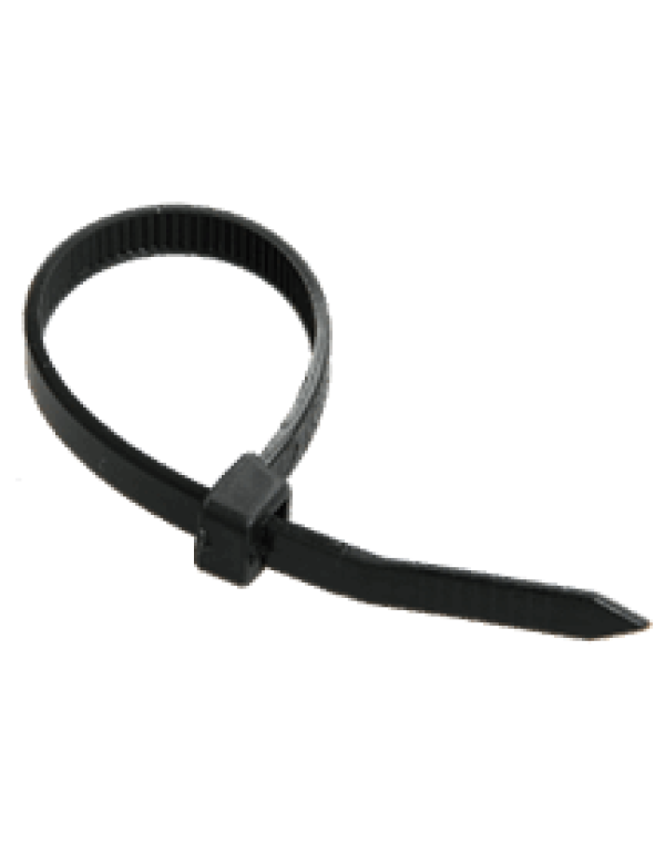 Стяжка кабельная (хомут)  180*2,5 черная (UHH32-D025-180-100) ИЭК (уп. 100шт)