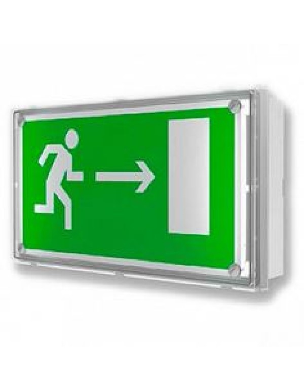 Световой указатель централизованного электропитания (=24V) IDON Белый Свет