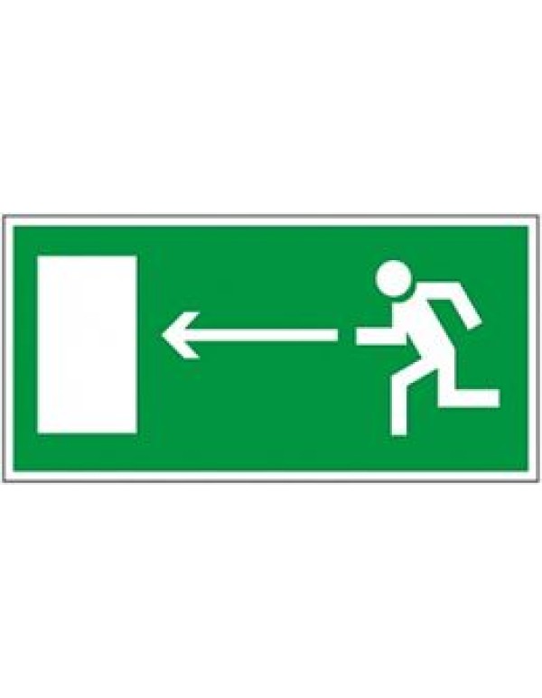 Знак безопасности PS-50206.E04  Напр. к эвакуационному выходу налево 