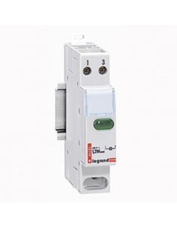 Световой индикатор (лампа сигнальная) для распределительного щита зеленый 220-250В Legrand (004483)