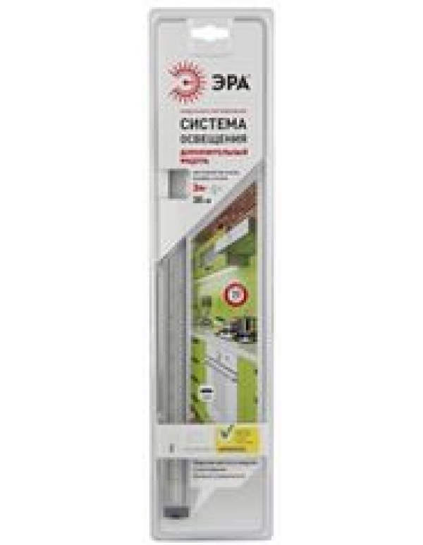 Доп. модуль для светильников (LЕD) 3Вт длина 300 мм закр/х-бел/сенс. упр. плоск ЭРА