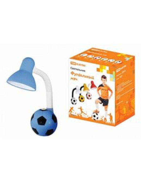 Светильник Футбольный мяч настол. 40Вт Е27 сине-черный TDM