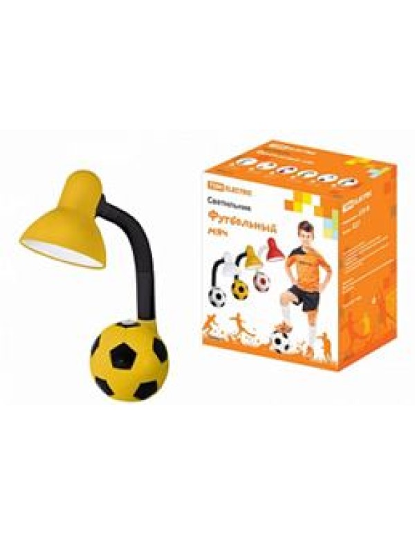 Светильник Футбольный мяч настол. 40Вт Е27 желто-черный TDM