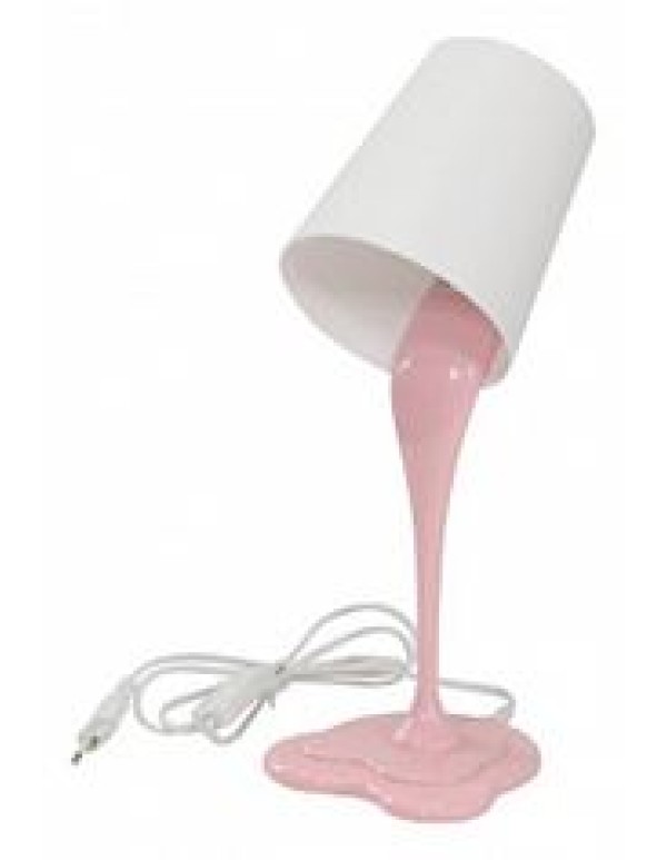 Светильник настольный ЭРА розовый (C0044888)