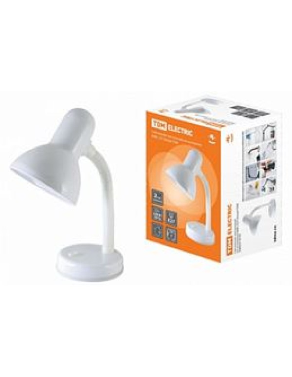 Светильник настольный на основании 60Вт, E27 белый TDM