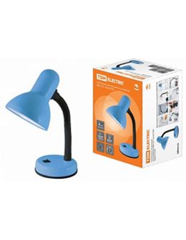 Светильник настольный на основании 60Вт, E27 синий TDM