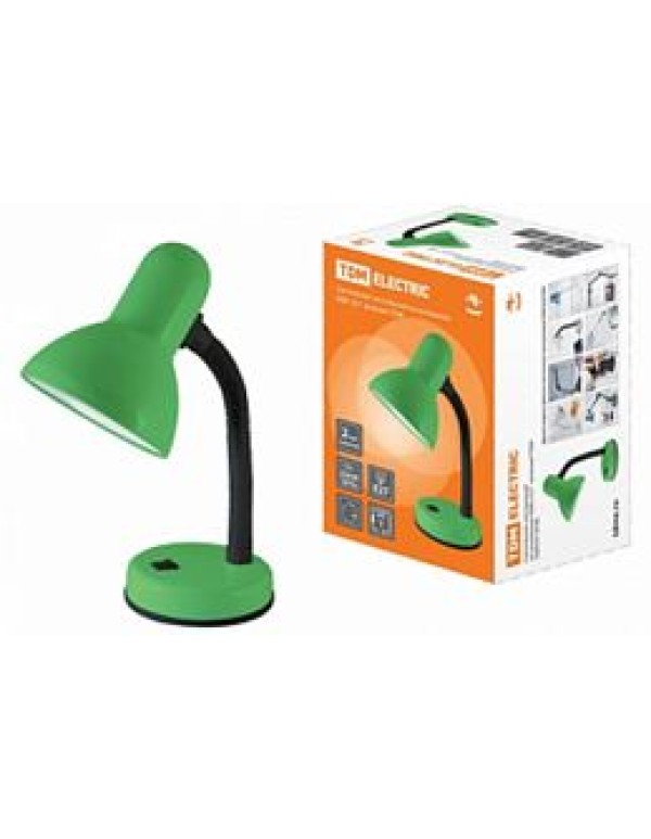 Светильник настольный на основании 60Вт, E27 зеленый TDM