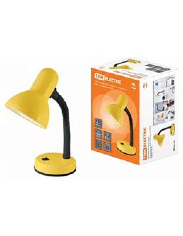 Светильник настольный на основании 60Вт, E27 желтый TDM