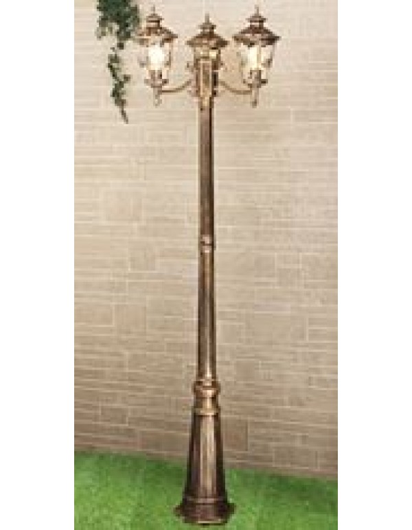 Уличный свет - GLYF-8046F/3 черное золото