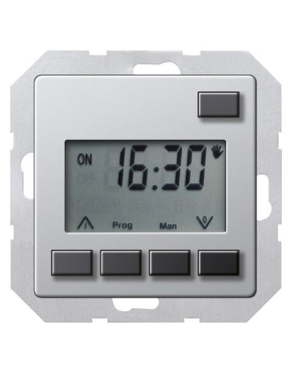 Таймер электронный Easy Gira E22 алюминий