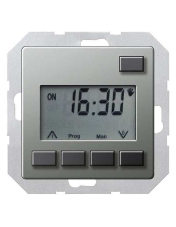 Таймер электронный Easy Gira E22 сталь