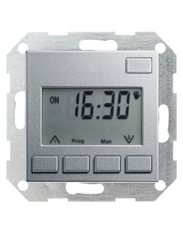 Таймер электронный Easy Gira System 55 алюминий