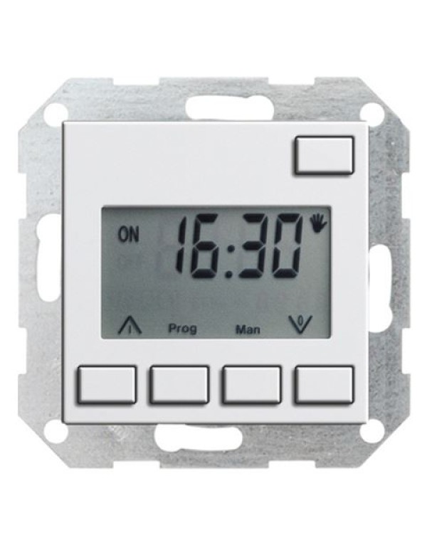 Таймер электронный Easy Gira System 55 белый матовый