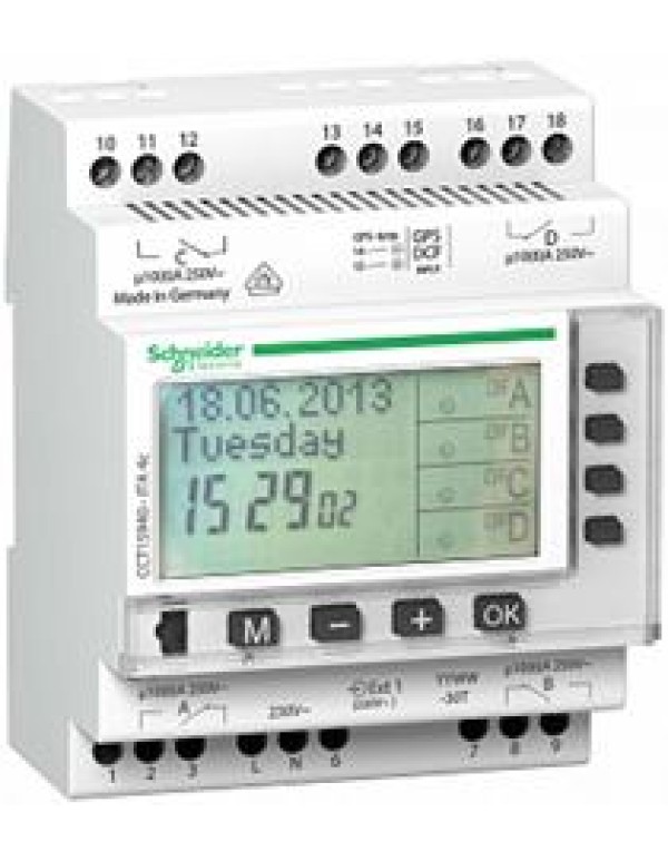 Цифровое реле времени для распределительного щита SE количество каналов4 AC (CCT15940)
