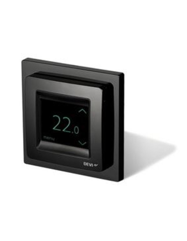 Терморег. сенсор. DEVIreg Touch 3680Вт с датч. пол/возд. черн