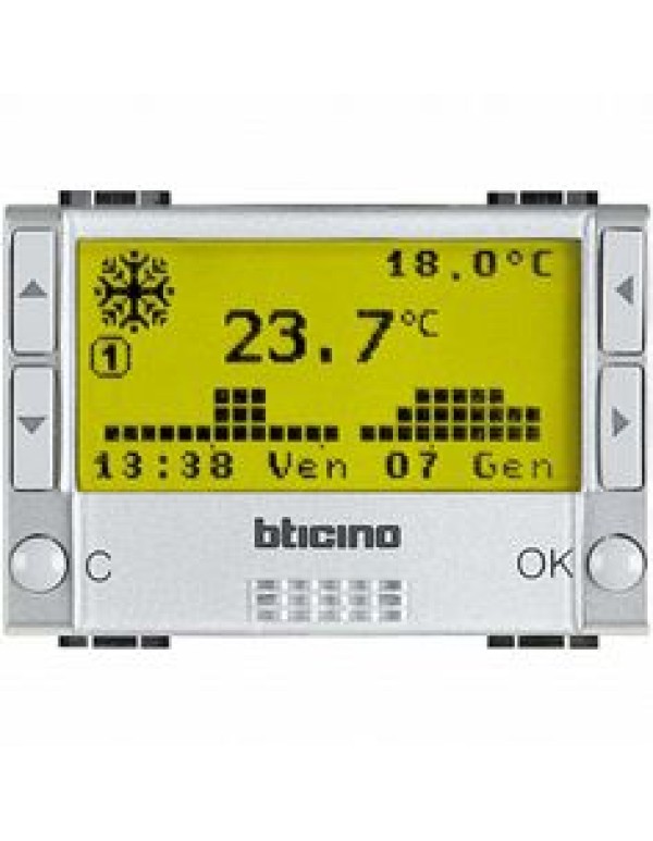 Терморегулятор комнатный BT (Legrand) без датчика 3-40°C (NT4451)