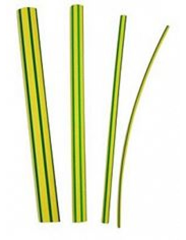 Трубка Т/У (3:1) тонкостенная 39/13мм желто-зеленая 3М